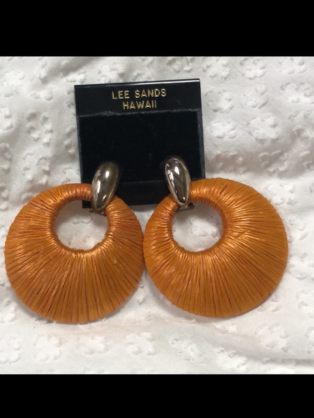 Vintage Lee Sands Hawaii Earrings